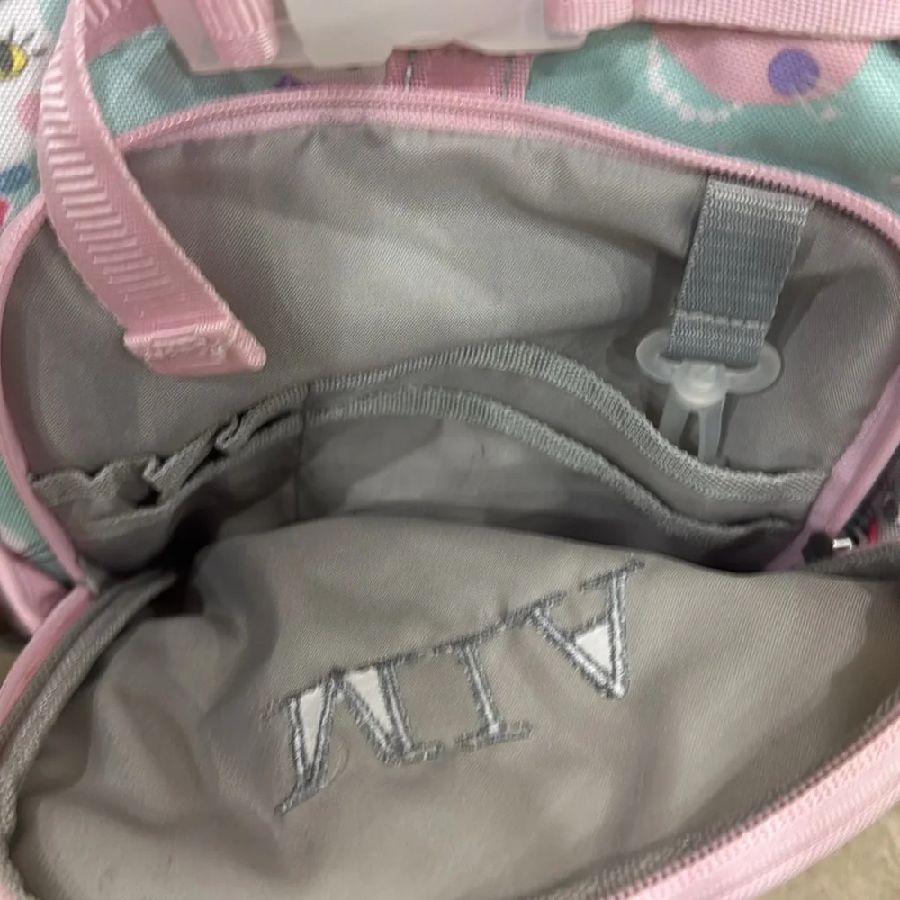 Pottery Barn Mackenzie Aqua Pink Princess‎ Kitty small backpack
